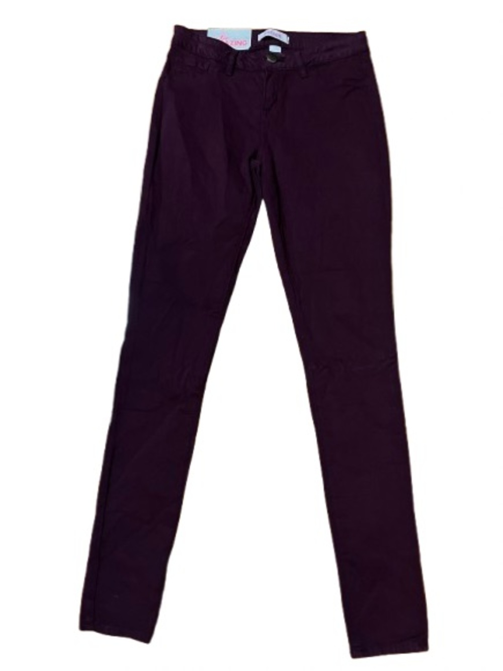 NWT Refuge Women’s Skin Tight  Legging Denim Jeans in Deep Plum Size 4